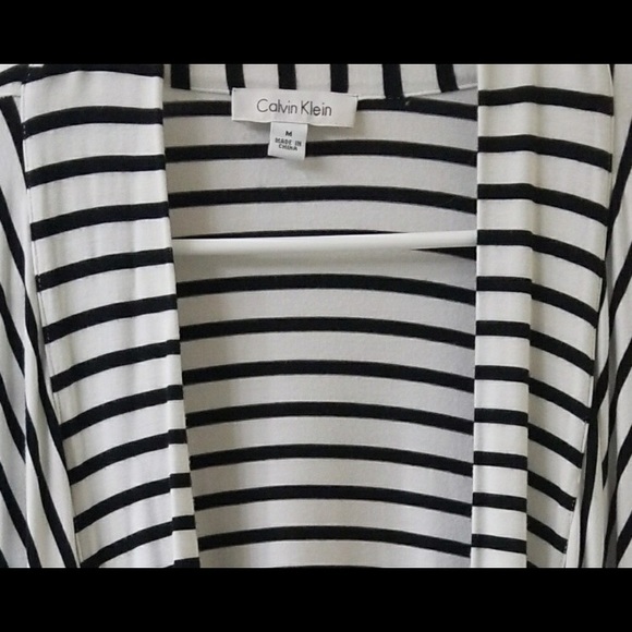 Calvin Klein asymmetrical open front Cardigan - Picture 6 of 6